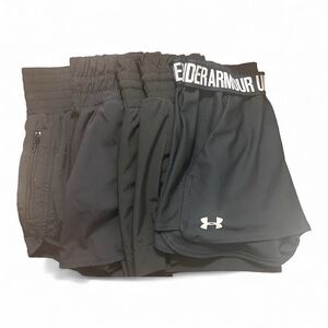 *****SOLD****Bundle of 4 black workout shorts! Boutique brands